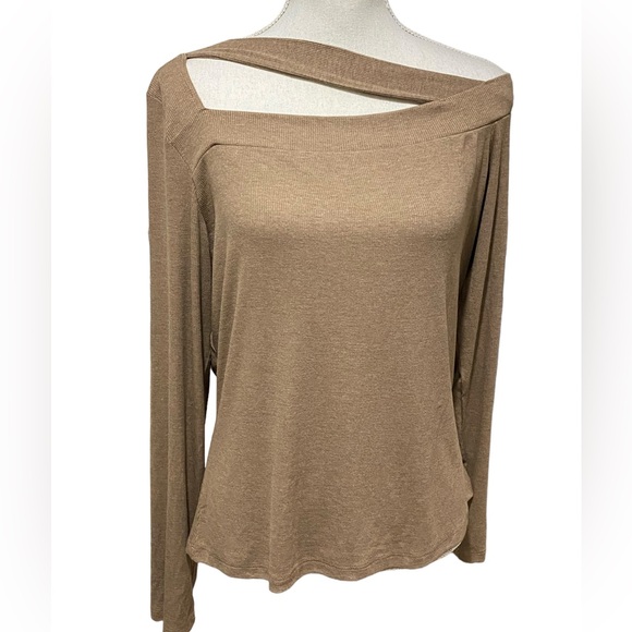 NWT LNA Long Sleeve Otis Ribbed Top Size 2X - Picture 6 of 12